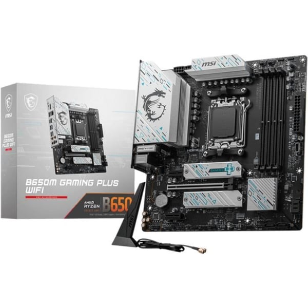 Moderkort - MSI - B650M GAMING PLUS WIFI AM5 mikro ATX