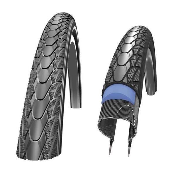 Schwalbe Marathon Plus HS440 elcykeldäck - 26x1,35 (35-559) - Svart - Tubetyp