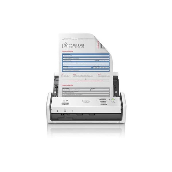 Kompakt och bärbar dokument scanner Brother ADS-1300 Svart och Vit