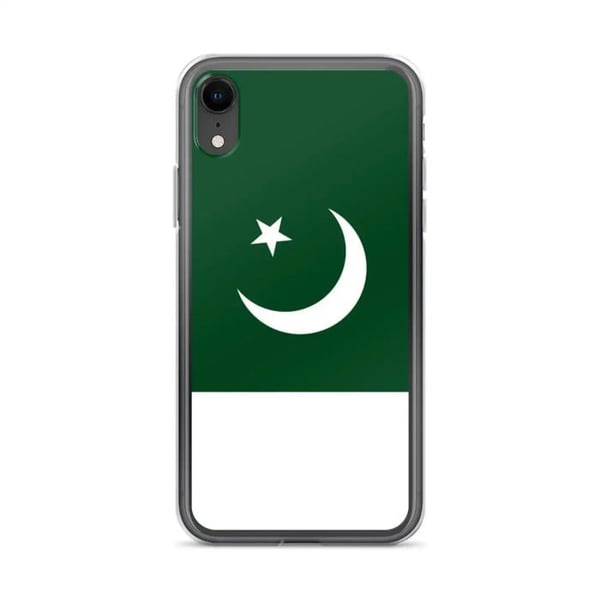 Mobilskal – Pakistanflagga – Kompatibel med iPhone XR – Mjuk fodral – Hållbar och stötabsorberande – Silikon – Pixelforma