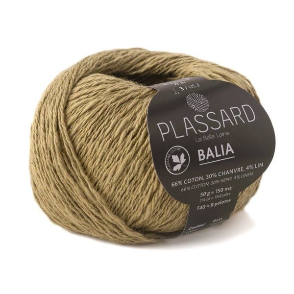 Plassard - Virk- och stickgarn för sommaren Plassard: Balia Kaki 78