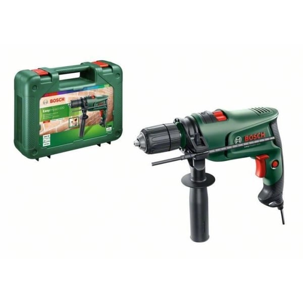 Bosch borrhammare - EasyImpact 600 (Levereras i kartong med 1 extra handtag och 1 djupstopp)