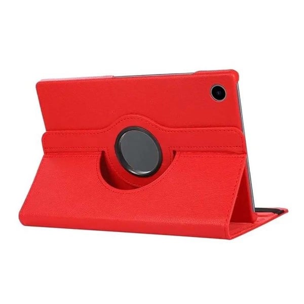 Fodral för Galaxy Tab A8 10.5" Foliore Rotera 360° med Stödfunktion Partel Röd