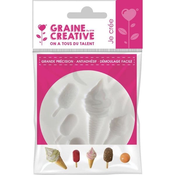 Graine Créative - Silikonform (mini) Glassar