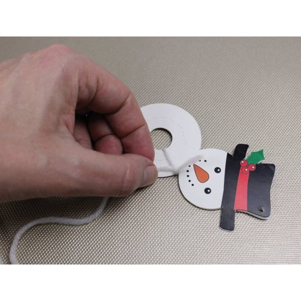 MégaCréa DIY - Kreativ kit snögubbe pompom vit