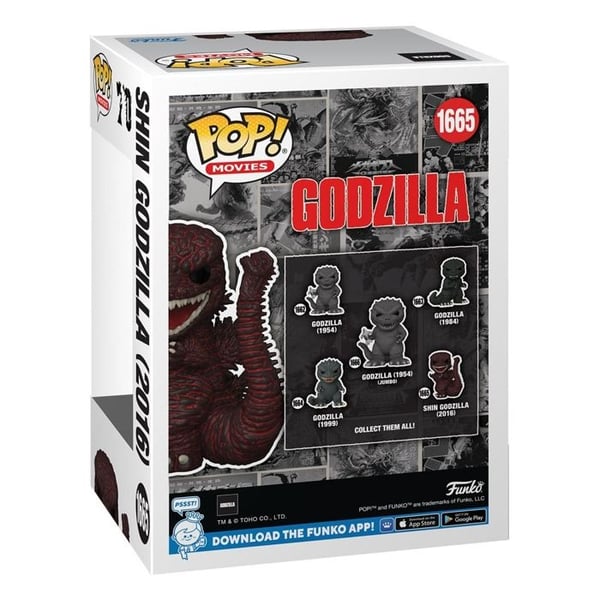 Funko Pop! - Godzilla 70:e - Godzilla 2016