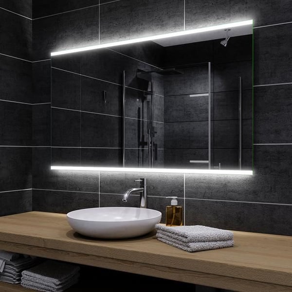 Alasta - Badrumsspegel - 180x70 cm - Modell Brasil - Spegel med LED-belysning