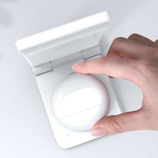 Trådlös laddare - NILLKIN - PowerTrio 3-i-1 - Kompatibel med Samsung - Färg Vit - 150g