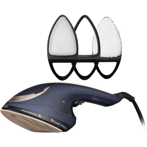 Russell Hobbs Steam Genie 2 in 1 -vaatehöyrystin sininen, kulta 1700 W