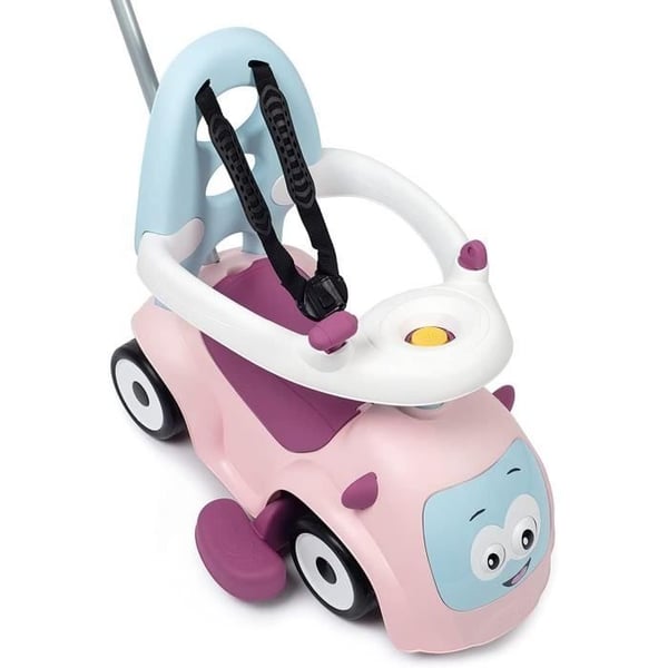 Smoby - Pink Maestro Ride-On Ride-On - Til børn fra 6 måneder - Skalerbar - Silent Wheels - Horn