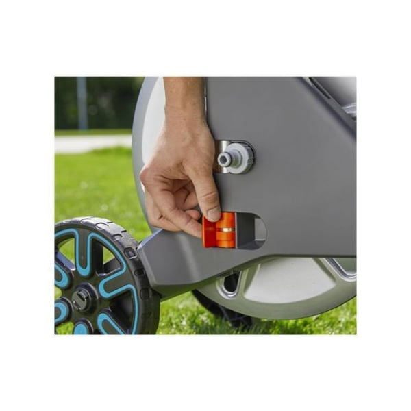 GARDENA CleverRoll® M metallslangupprullare - Klassisk slang 25m Ø15mm - Lämplig för liten trädgård - Komplett set (18543-26)