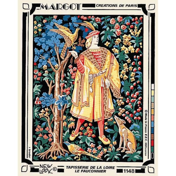 Canevas Pénélope Antique Le fauconnier 40x50cm