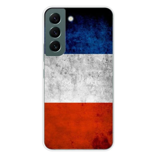 Siliconehölje - Kompatibel med Samsung Galaxy S22 - design med franska flaggan