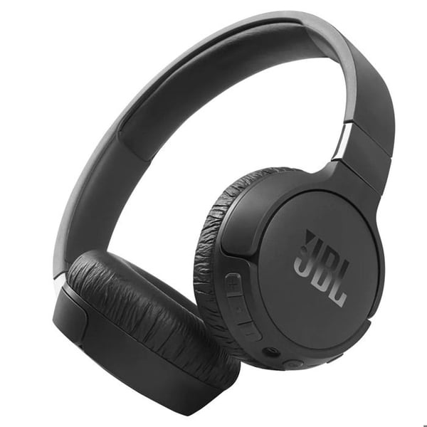JBL Tune 660NC - Trådlösa on-ear hörlurar med brusreducering - Pure Bass-ljud - 44 timmars batteritid - Snabb anslutning - Svart