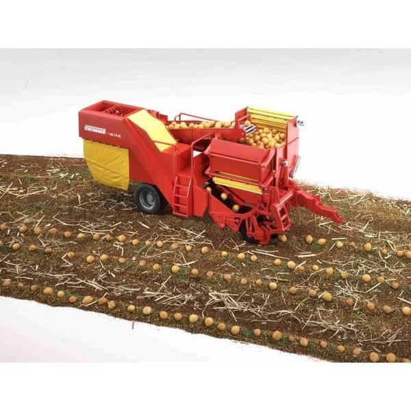 Miniatyrpotatisupptagare - BRUDER - Grimme SE 75-30 - Två höjdjusterbara fack Miniatyrpotatisupptagare - BRUDER - Grimme SE 75-30 - Två höjdjusterbara fack