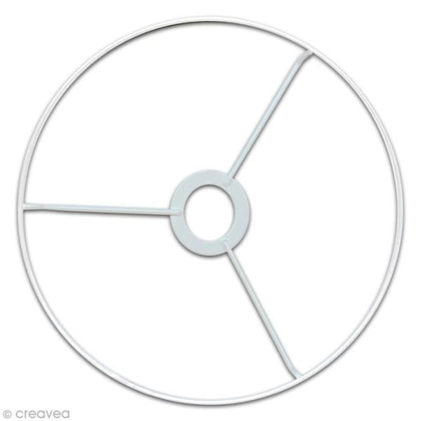 Abat-jour Cirkel med Ring - L'UNIVERS DE PIWI - 30 cm - Plast - Harpiks - Anpassad