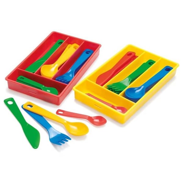 Hushållsset - DANTOY - 4230 - 16 delar - Blandade färger - Bristfritt plast