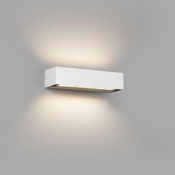 Faro Doro Vit Aluminium LED utomhusvägglampa - 2 lampor - 6W
