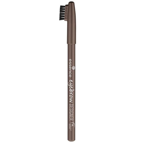 Essence - Crayon Brosse Sourcil Eyebrow Designer - 12 Hasselnötsbrun