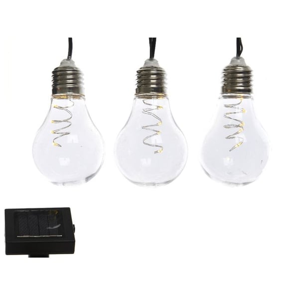 Solar elektrisk LED guinguette ljus girland 5 m - Jardideco