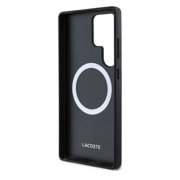Magnetiskt skal - SAMSUNG - Galaxy S25 Ultra - Piqué Lacoste - Säker magnetisk fäste - Kompatibel med trådlös laddning