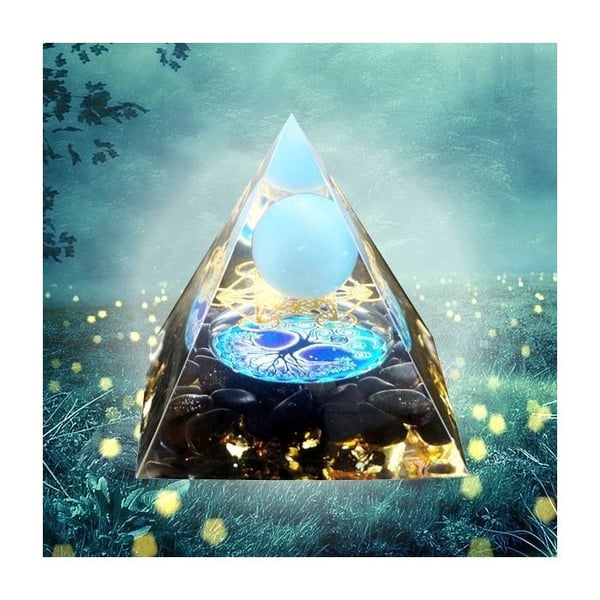 Pyramid Orgonite Metatron Livets träd