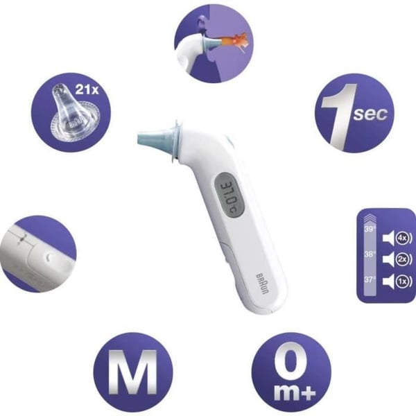 Braun IRT3030WE THERMOSCAN 3 Termometer - Öron