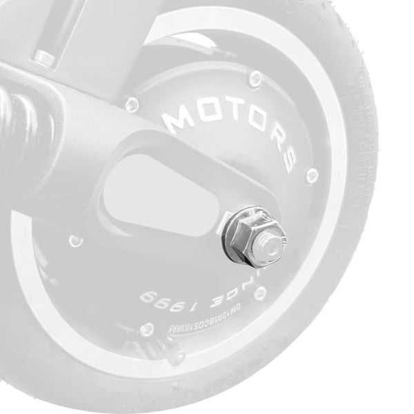 Axelmutter Motor för Dualtron Mini Original Minimotors Silver