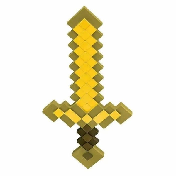 Minecraft Sword - JAKKS PACIFIC - Guld - Plast - 50 cm