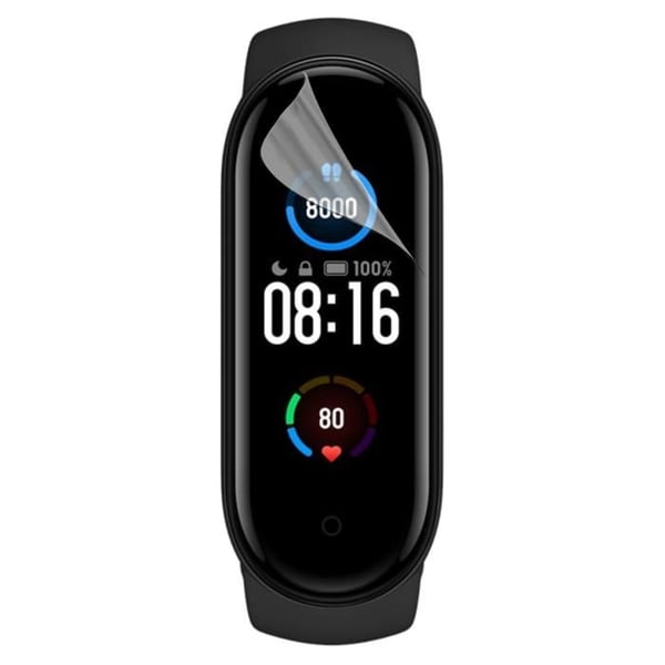 Skyddsskydd för Xiaomi Mi Band 5 [Pack 6] Plastskyddfilm Resistent Ultrafinn Phonillico