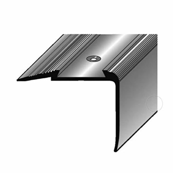 PROVISTON anodiserad aluminiumhörnlist guld l 58 mm H 45 mm L 1000 mm hålad trapphörn kombinerad hörnlist
