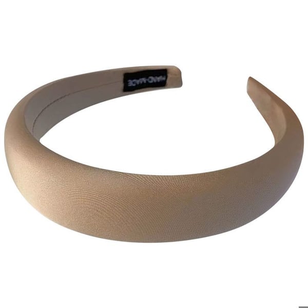 Hårband - AVIZAR - Glamour - Satin Kuddar - Beige - Bekväm och Chic