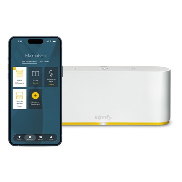 SOMFY 1870595 - TaHoma switch - Smart kontroll för att centralisera och koppla ihop ditt hem - Kompatibel med io, RTS & Zigbee 3.0