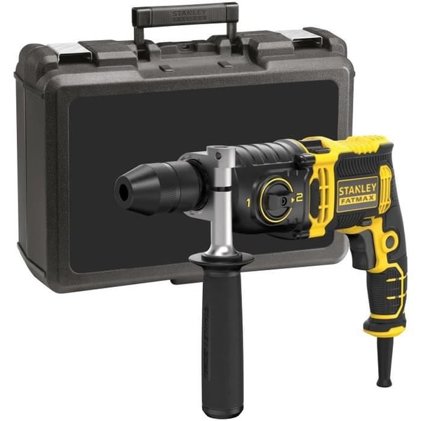 Slagborrmaskin med sladd - 850W - STANLEY FATMAX V20 - FMEH850K-QS - metallchuck 13mm