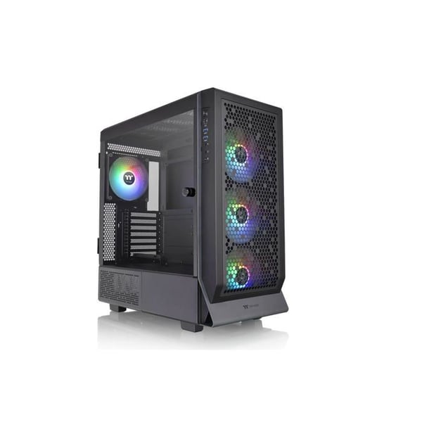 CERES 500 TG ARGB MUSTA | E-ATX MID TOWER RUNGOT | KARKAISTETTU LASI THER
