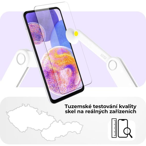 Skärmskydd - TEMPERAT - iPhone 13 - Härdat glas 0.3mm - Kameraskydd - Repbeständig