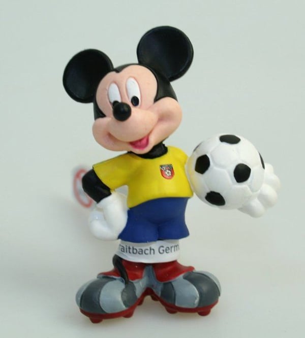Bullyland - Musse brasiliansk fotbollsspelare statyett - BULLYWORLD