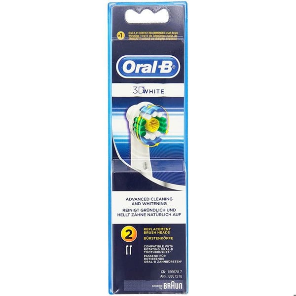 Tandborsthuvud - ORAL-B - EB 18-2 ProBright - Vit stål - Unisex - Vuxen