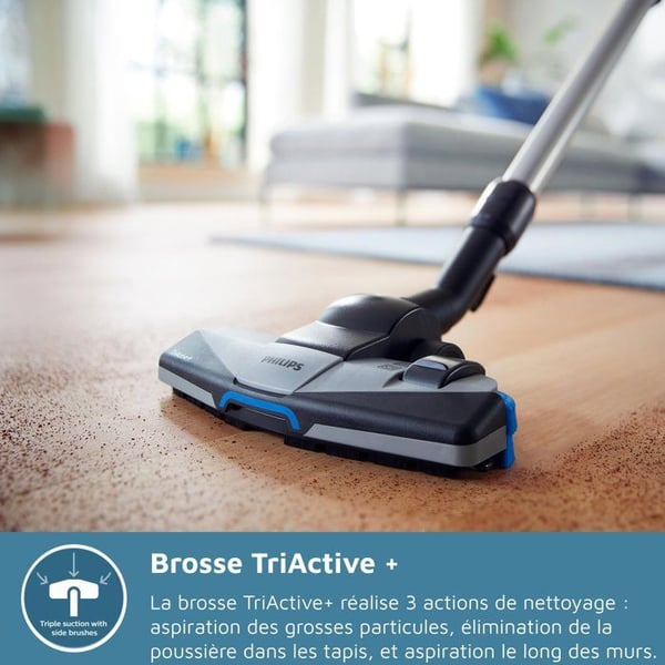Poseløs støvsuger - PHILIPS - FC9729/09 - Serie 7000 Power pro Expert - 900W - PowerCyclone 8 - Rød