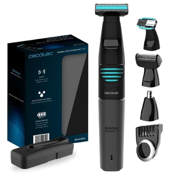 5-i-1 multifunktionell rakkniv Bamba PrecisionCare Extreme 5in1. Litiumbatteri Vattenresistent för kropp och ansikte