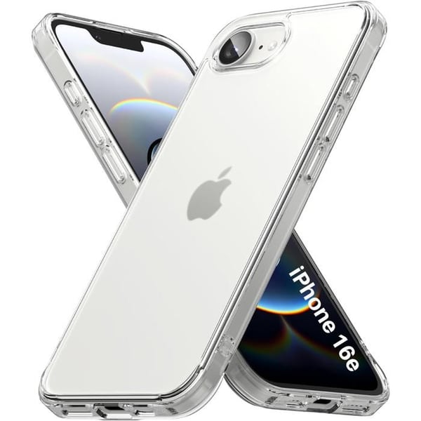 Skal till iPhone 16 - Phonillico® - Silikongel TPU - Mjukt skydd - Ultratunt - Transparent