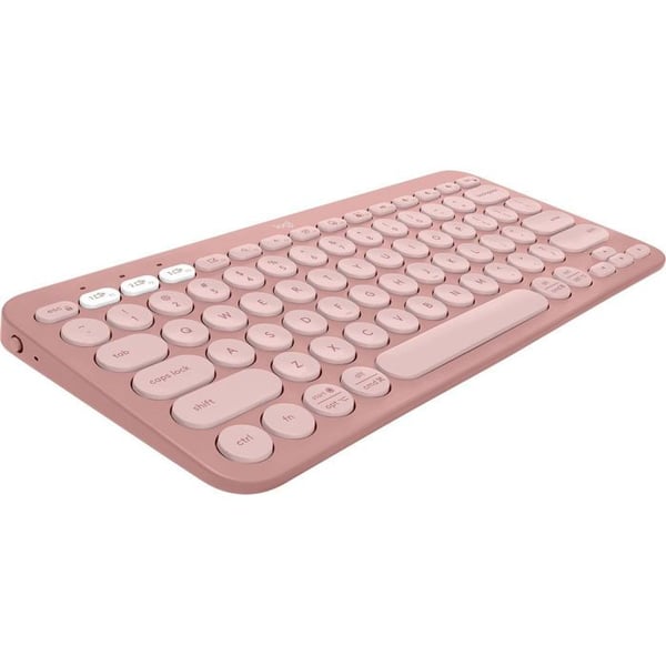 Trådløst tastatur - LOGITECH - K380s - Rosa - US INTL - Stille - 60% format