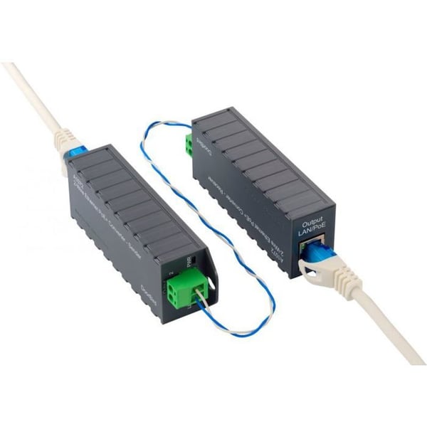 Switch - hub ethernet - injektor Doorbird PoE-konverter A1072 2-tråd Ethernet