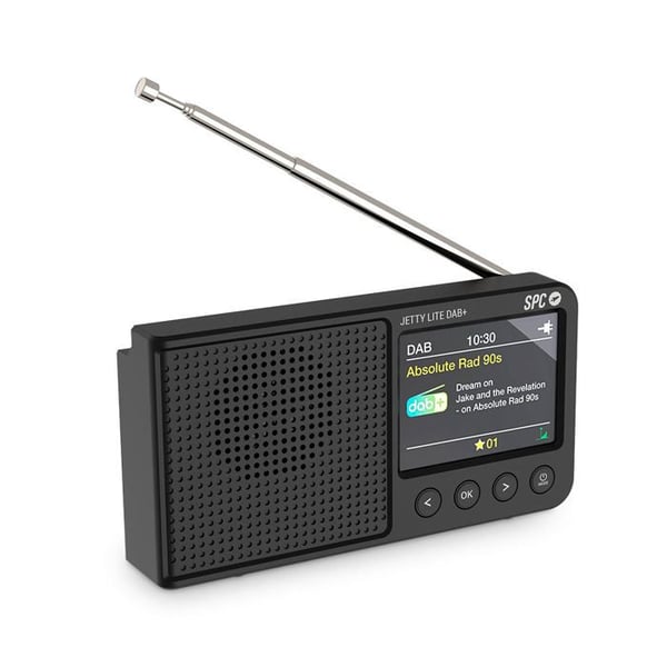 Portabel radio - SPC - JETTY LITE DAB+ - DAB+ och FM - Bluetooth - 2,4" färg-TFT-skärm