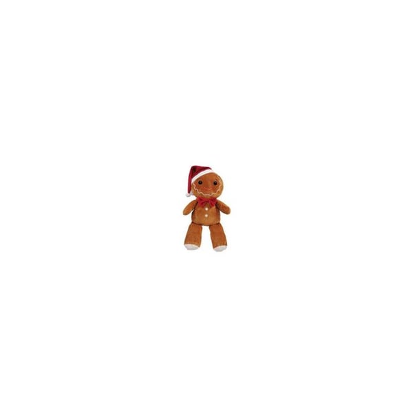 Juldekoration - Pepparkaksgubbe i plysch - H 50 cm - Polyester - Inomhus