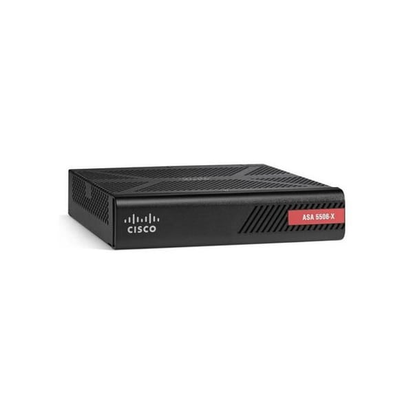 Säkerhetsenhet - CISCO - ASA 5506-X - 8 GigE-portar - Bordsmodell - Cisco Security Plus-licens