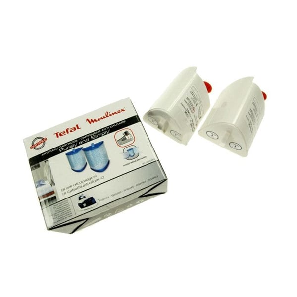 Filterpatroner - MOULINEX, CALOR, TEFAL - SIMPLY och PURELY - x2 - Ångcentral - Svart