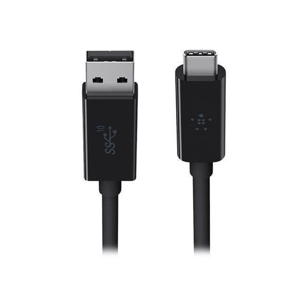 USB-A till USB-C-kabel - BELKIN - 3.1 - 91,4 cm - Synkronisering och laddning - 10 Gbps