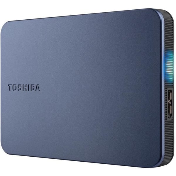 Externt hårddisk TOSHIBA Canvio Gaming - 2,5" - 2 To - USB 3.2 Gen 1 - Kompatibel med PlayStation / Xbox / PC - Silver