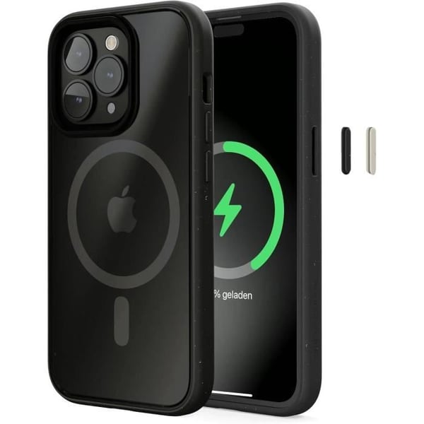 Bumper - WOODCESSORIES - iPhone 14 Pro - Transparent - Anti-gulnande - MagSafe